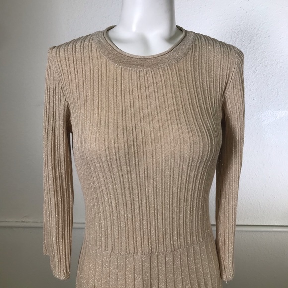 NANETTE Lepore Pleated Fit & Flare Sweater Dress - Picture 2 of 9